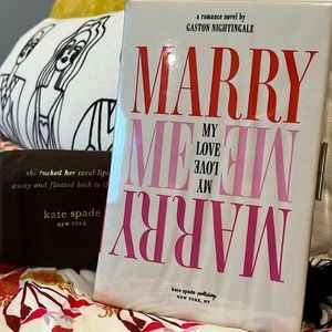 Kate Spade Marry Me Book Clutch Bag Rare Volume 12 Novelty, VGUC